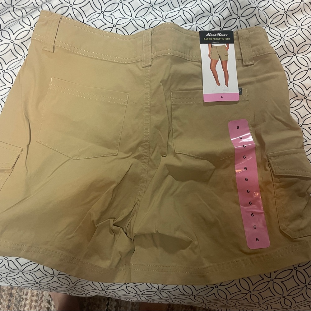 Eddie Bauer Tan Cargo Shorts